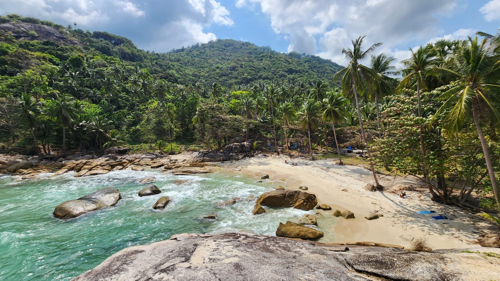 Haad Thong Reng panorama plage Koh Phangan