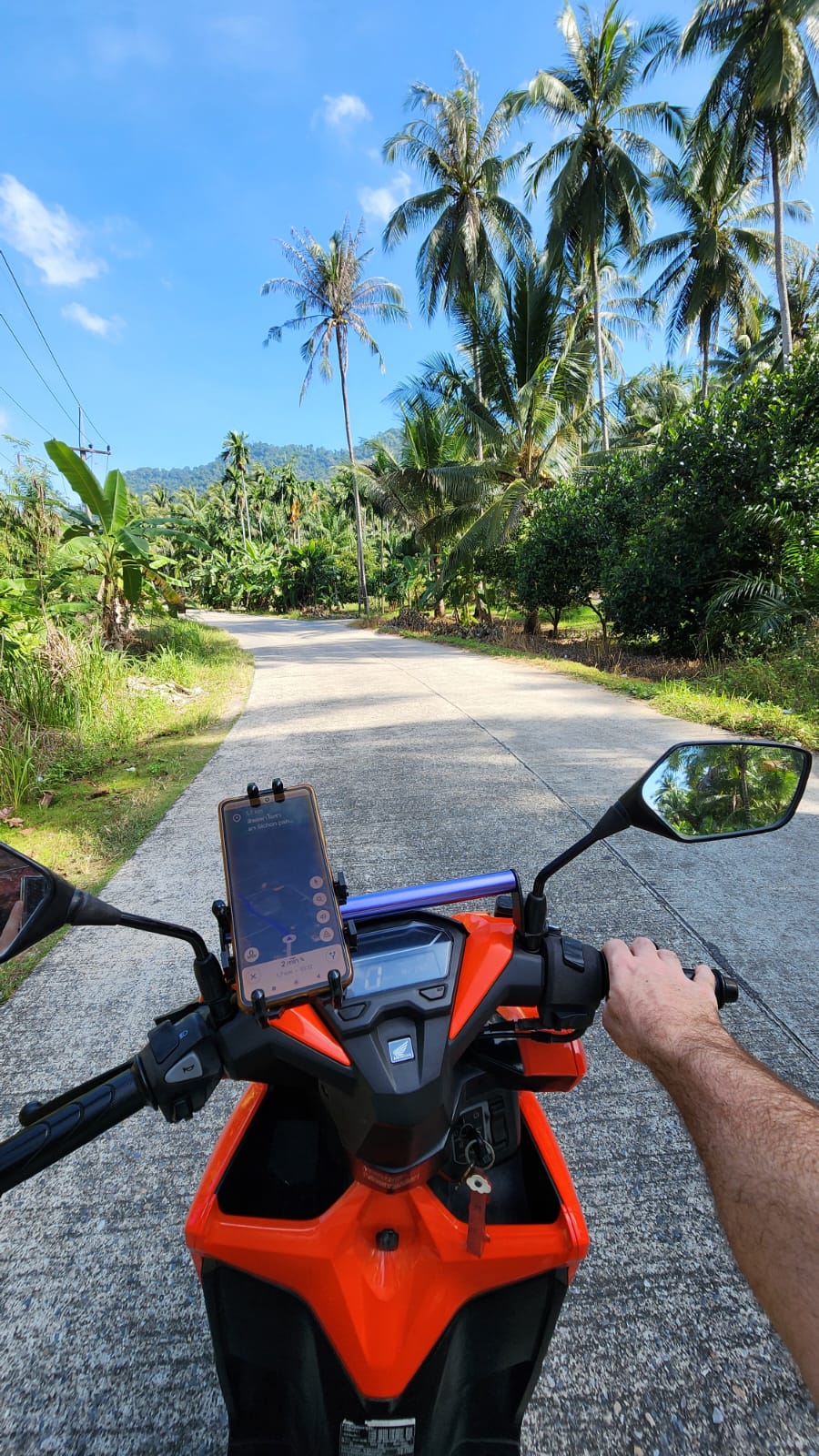 POV scooter Sichon Thaïlande
