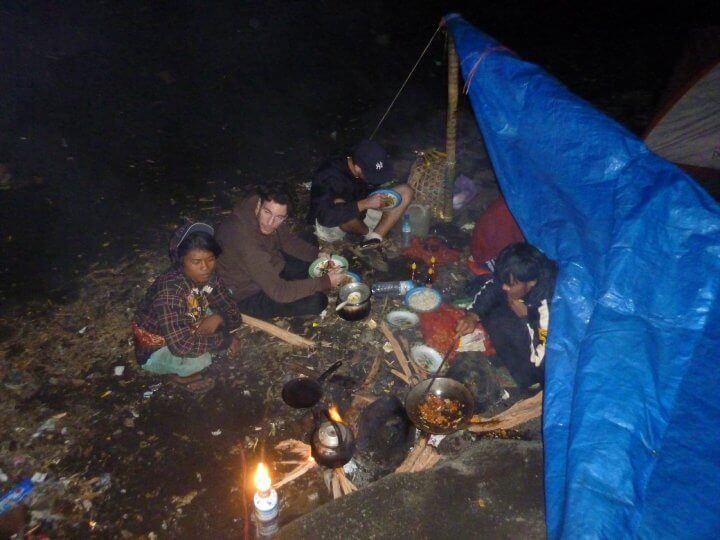 nuit sous la tente rinjani