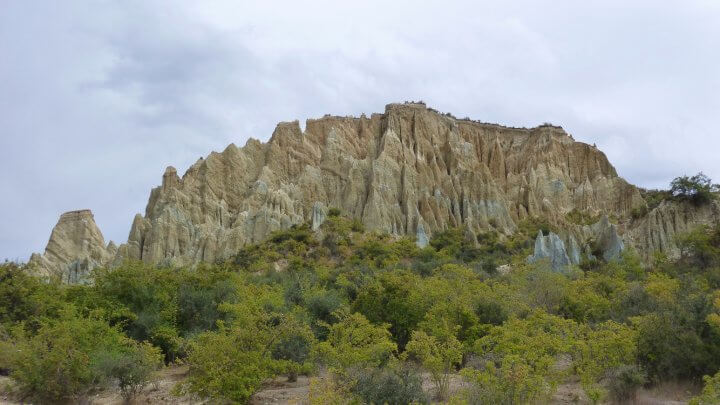 Clay Cliffs panorama