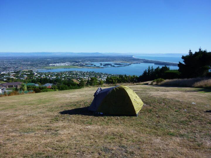 planter sa tente nouvelle zélande camping sauvage