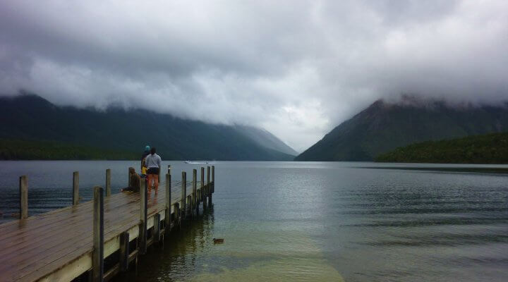 St arnaud ponton lac