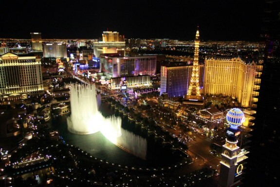 Vue-Cosmo-575x383 Vue depuis le Cosmopolitan à Las Vegas