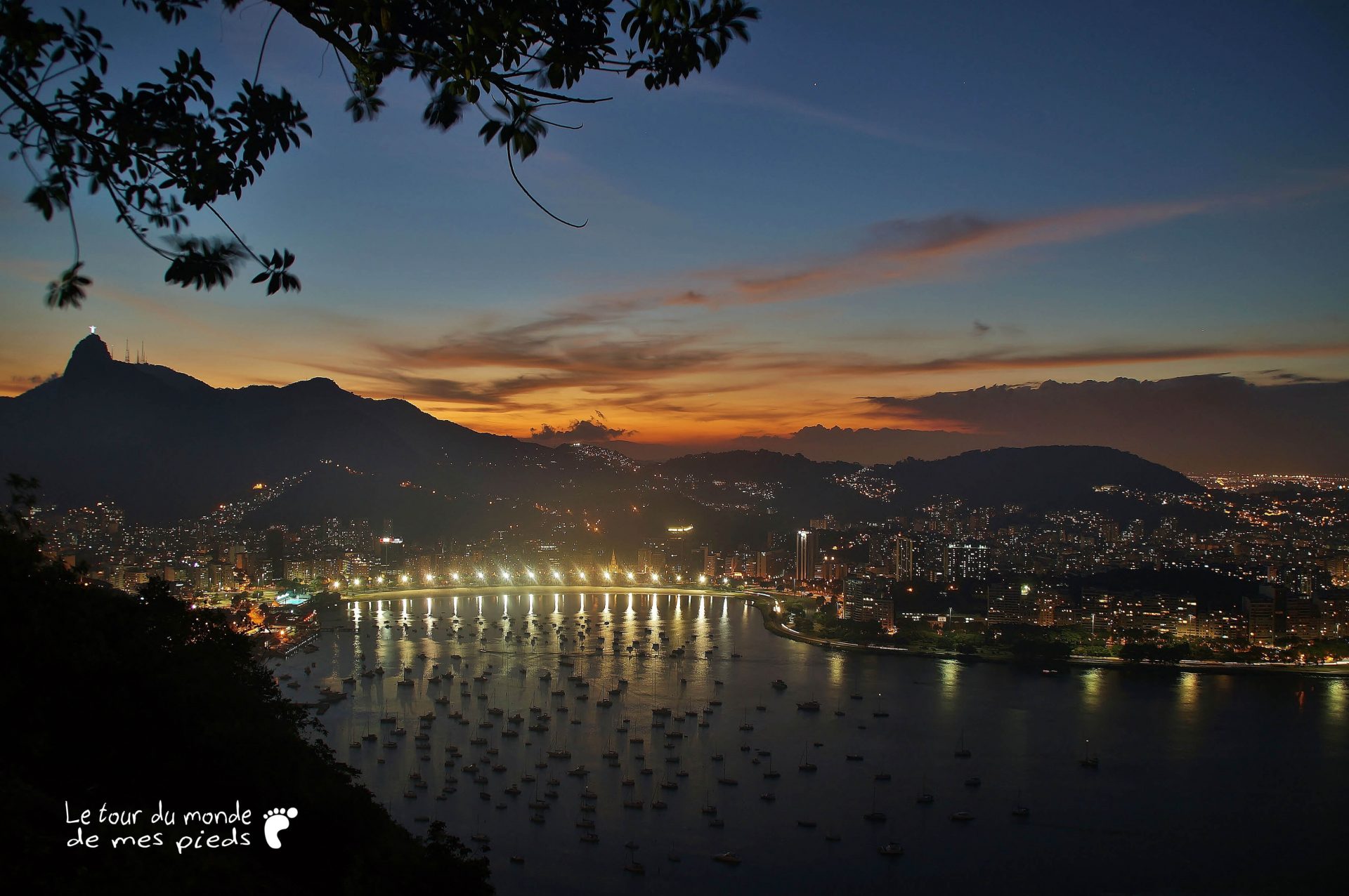 Baie de rio de nuit