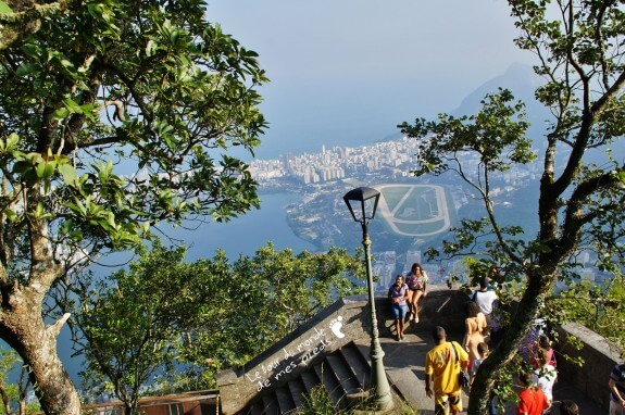 vue baie de rio corcovado guanabara