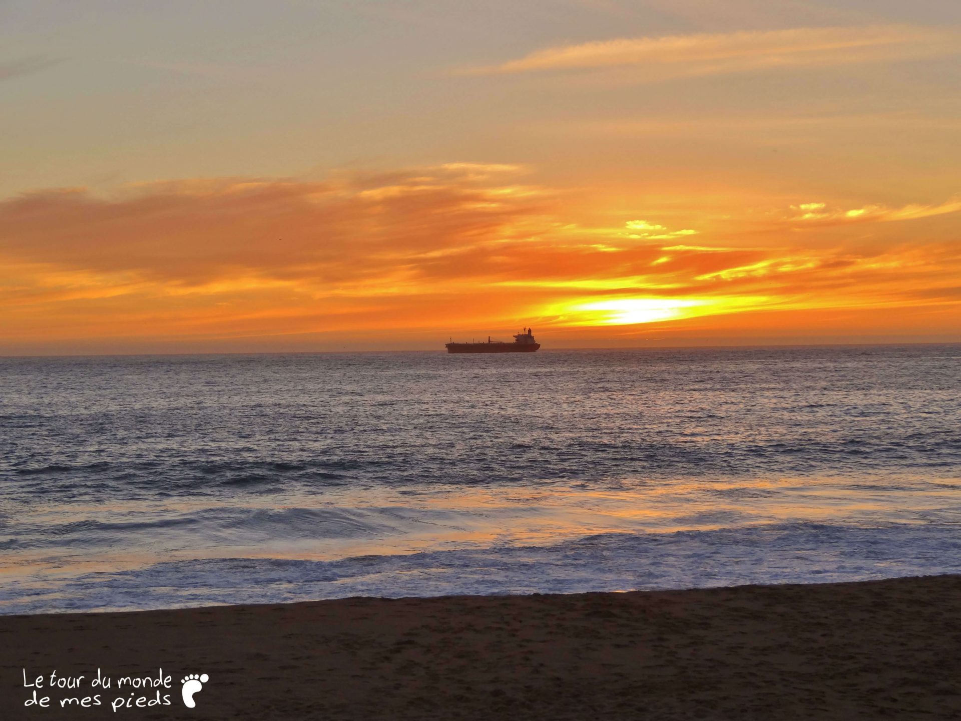 Vina del mar coucher de soleil