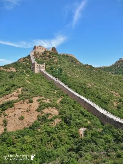 panorama sur la grande muraille