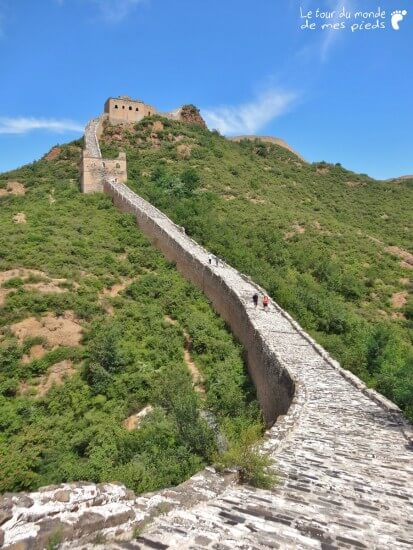 touristes grande muraille