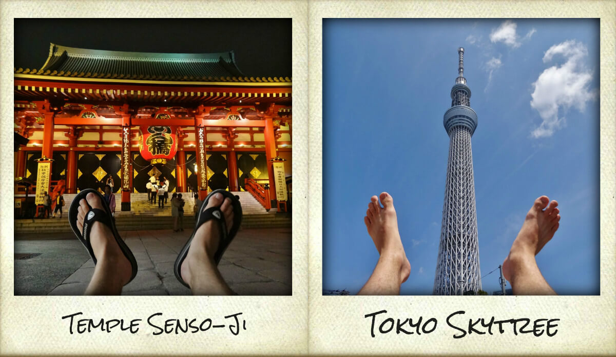 mes pieds autour du monde à Tokyo