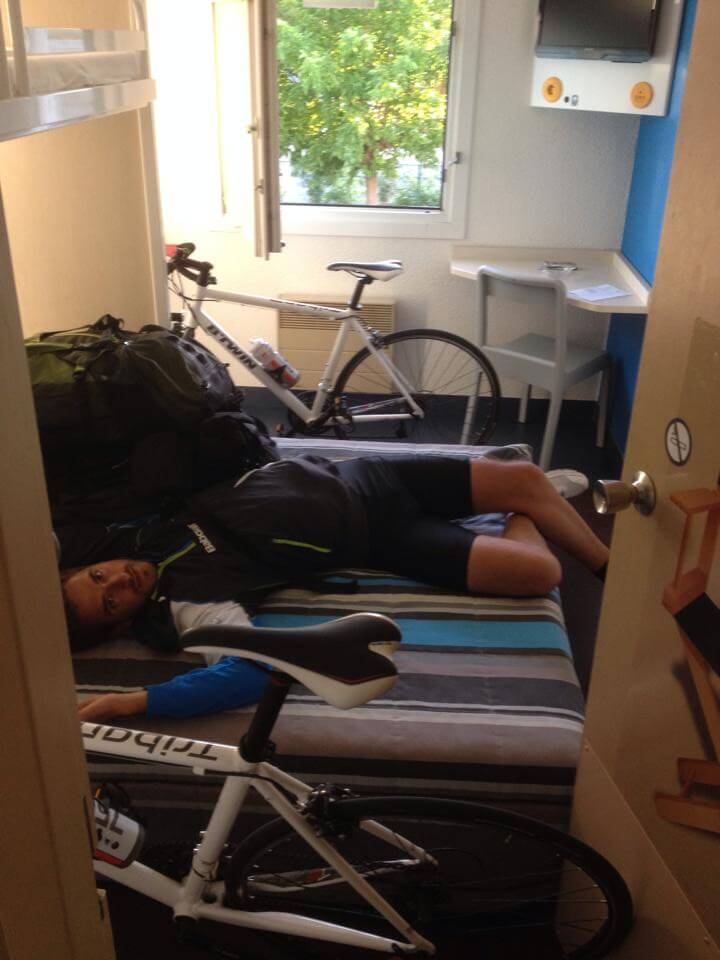 F1 repos 6 jour en vélo