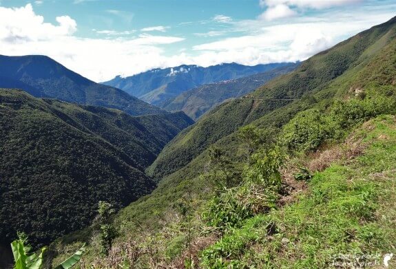 Paysage Route de la mort Bolivie