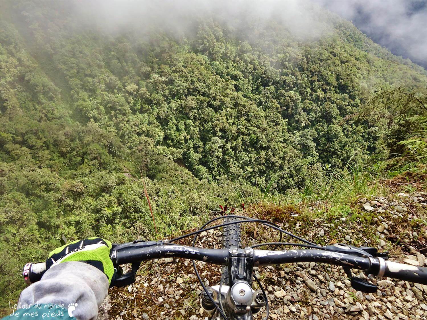 vide bolivie route de la mort vtt