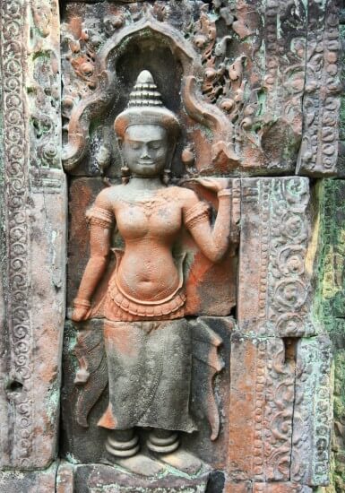Temple Angkor Statue