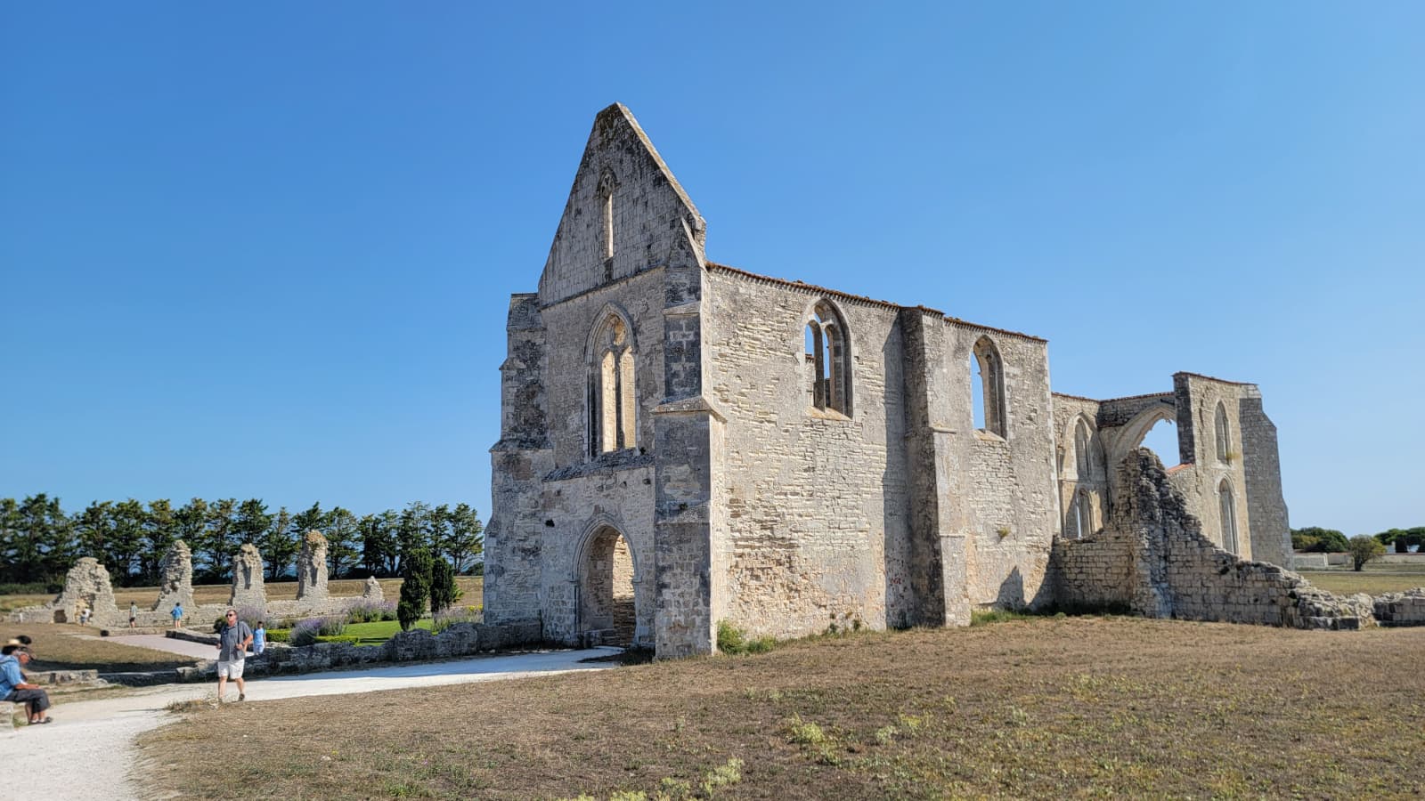 Abbaye des chateliers sur l'île de Ré