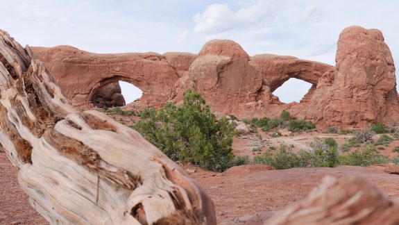 Deux arches à Panorama Arches National Park