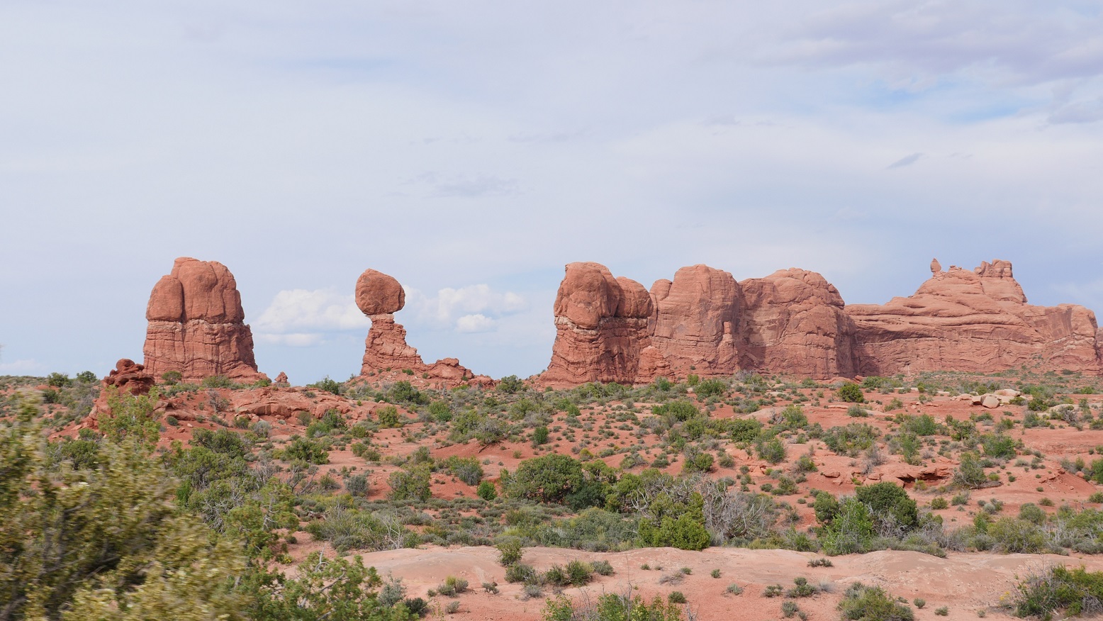 Balanced Rock vu de loin