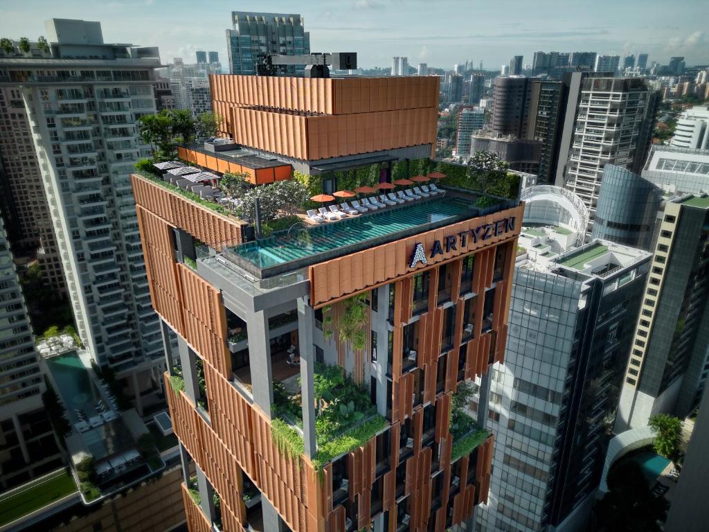 Batiment Artyzen extérieur vue aérienne