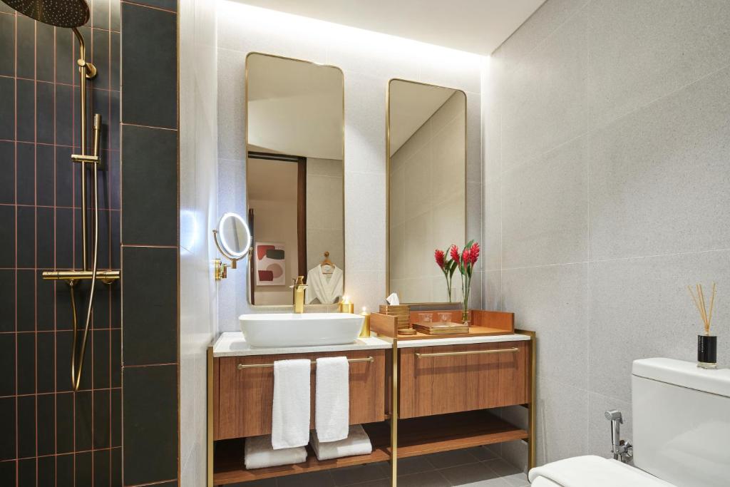 salle de bains Citadines Connect Singapour
