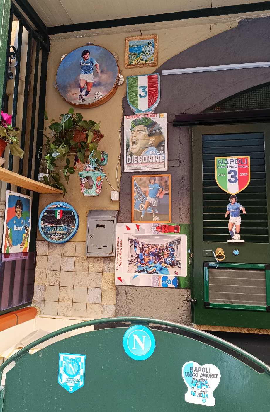 Logement supporter Naples Maradona