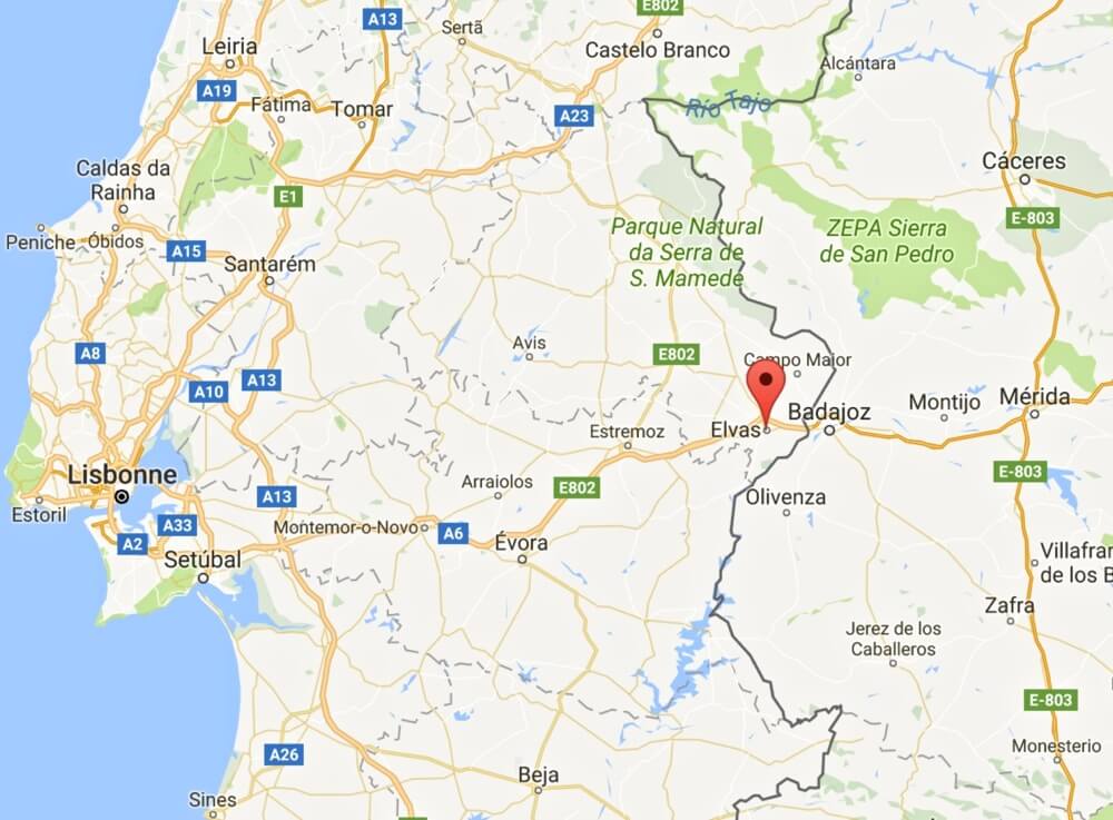Elvas carte google