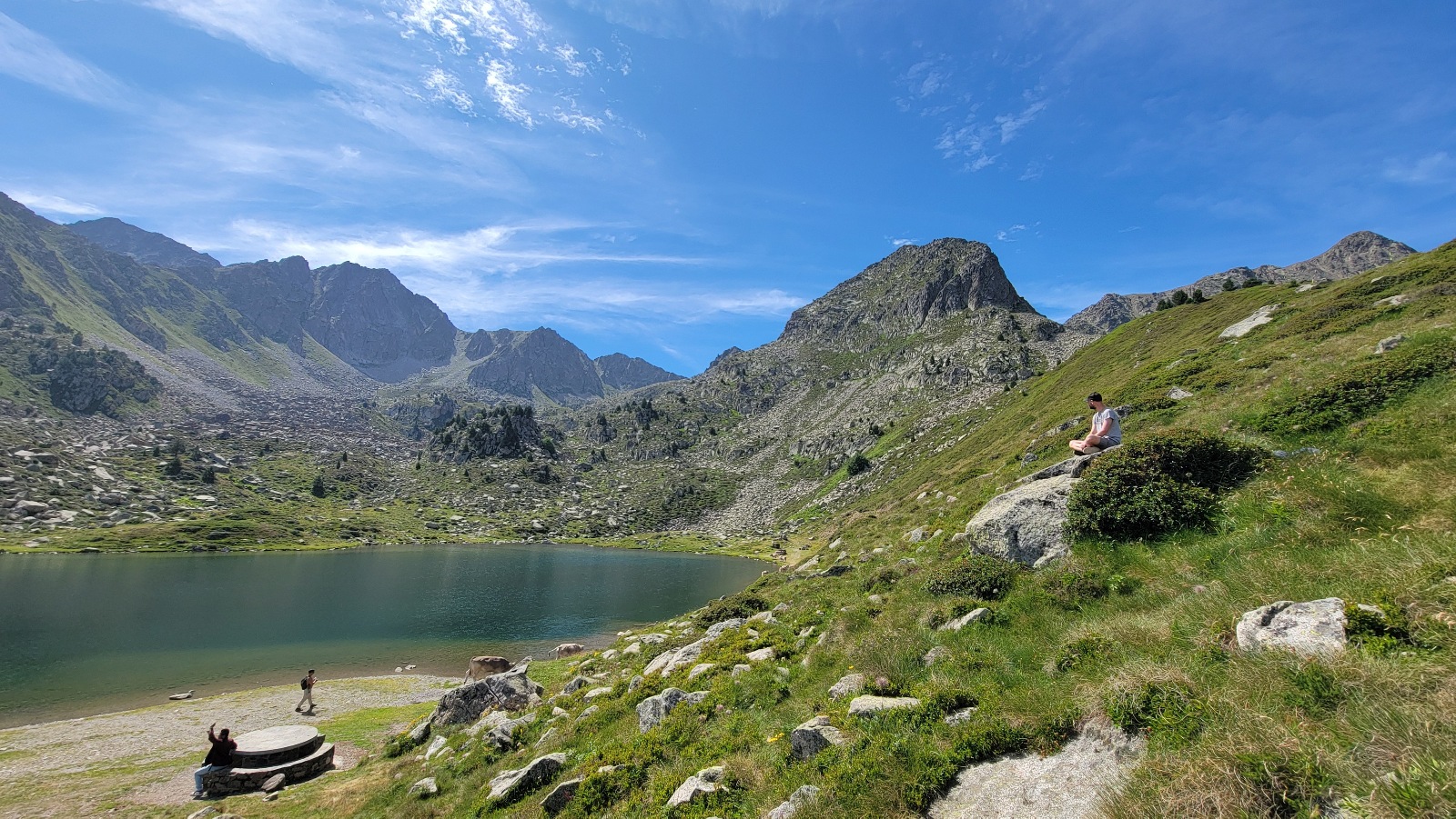 Panorama lac Andorre Estany de les Abelletes