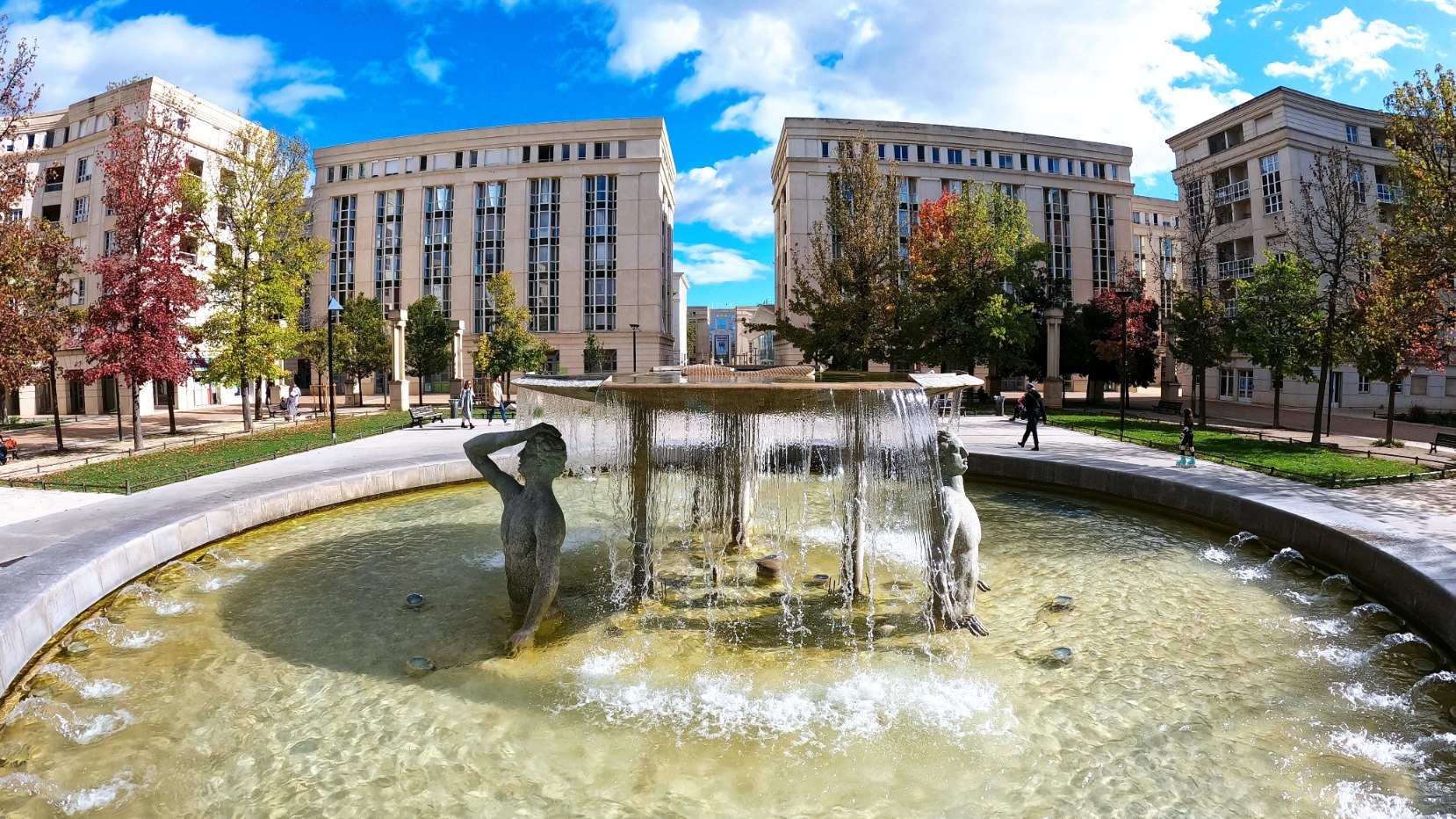 Fontaine Éphèbes Antigone Montpellier