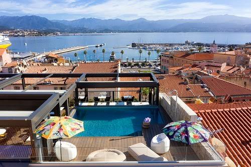 Hôtel Fesch & Spa Terrasse vue mer