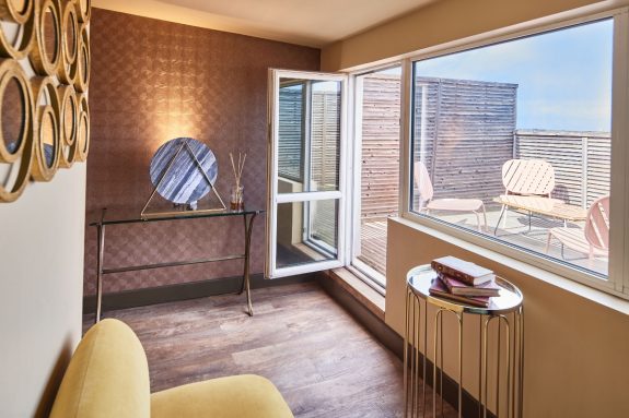 Hôtel Konti Bordeaux salon terrasse