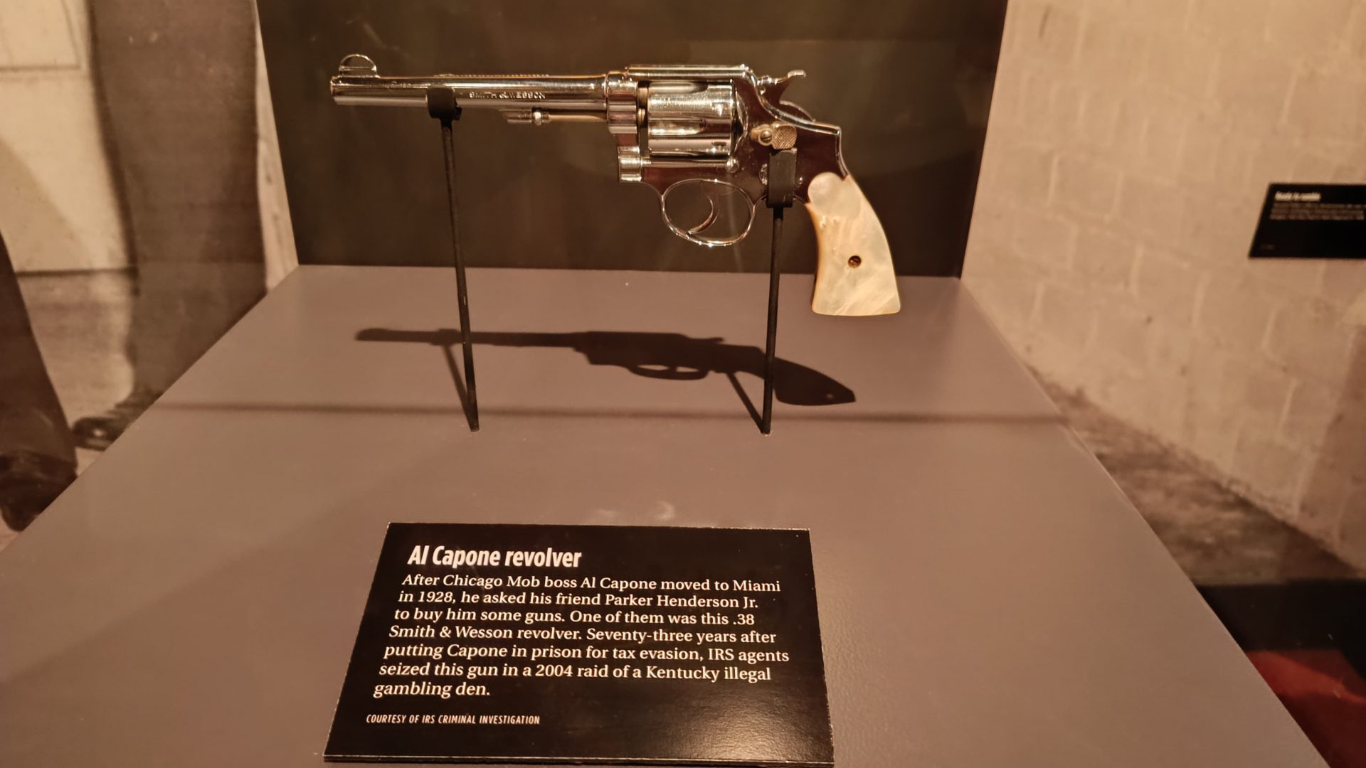 Al Capone Revolver Mob Museum