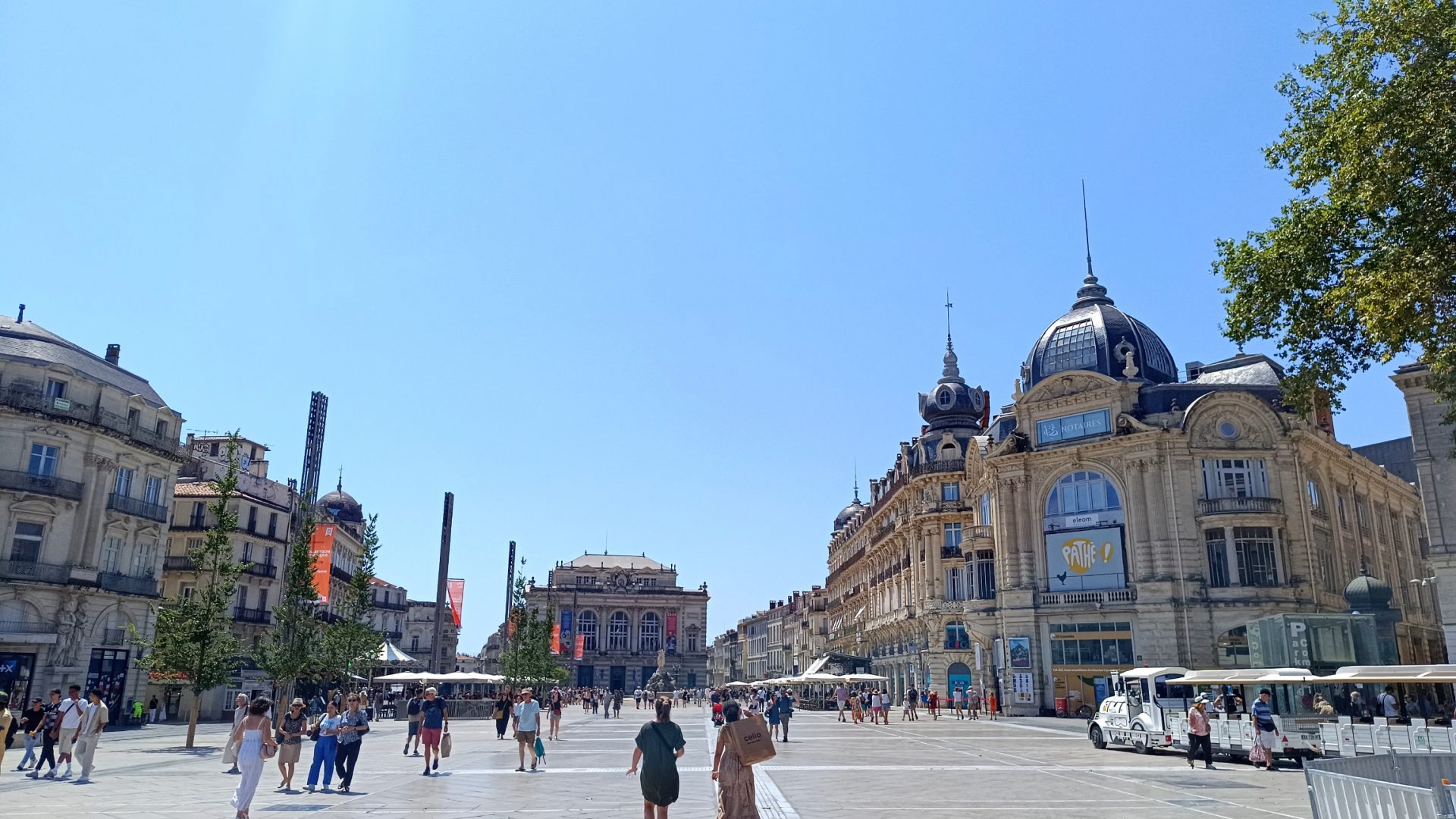 Place Comédie Montpellier Panorama
