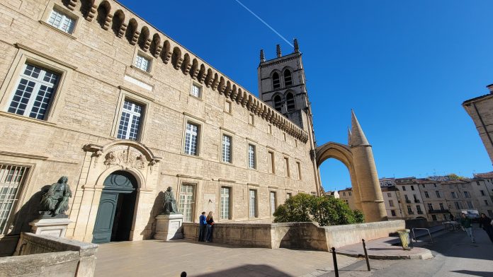 Montpellier05 Faculté de médecine Montpellier et Cathédrale