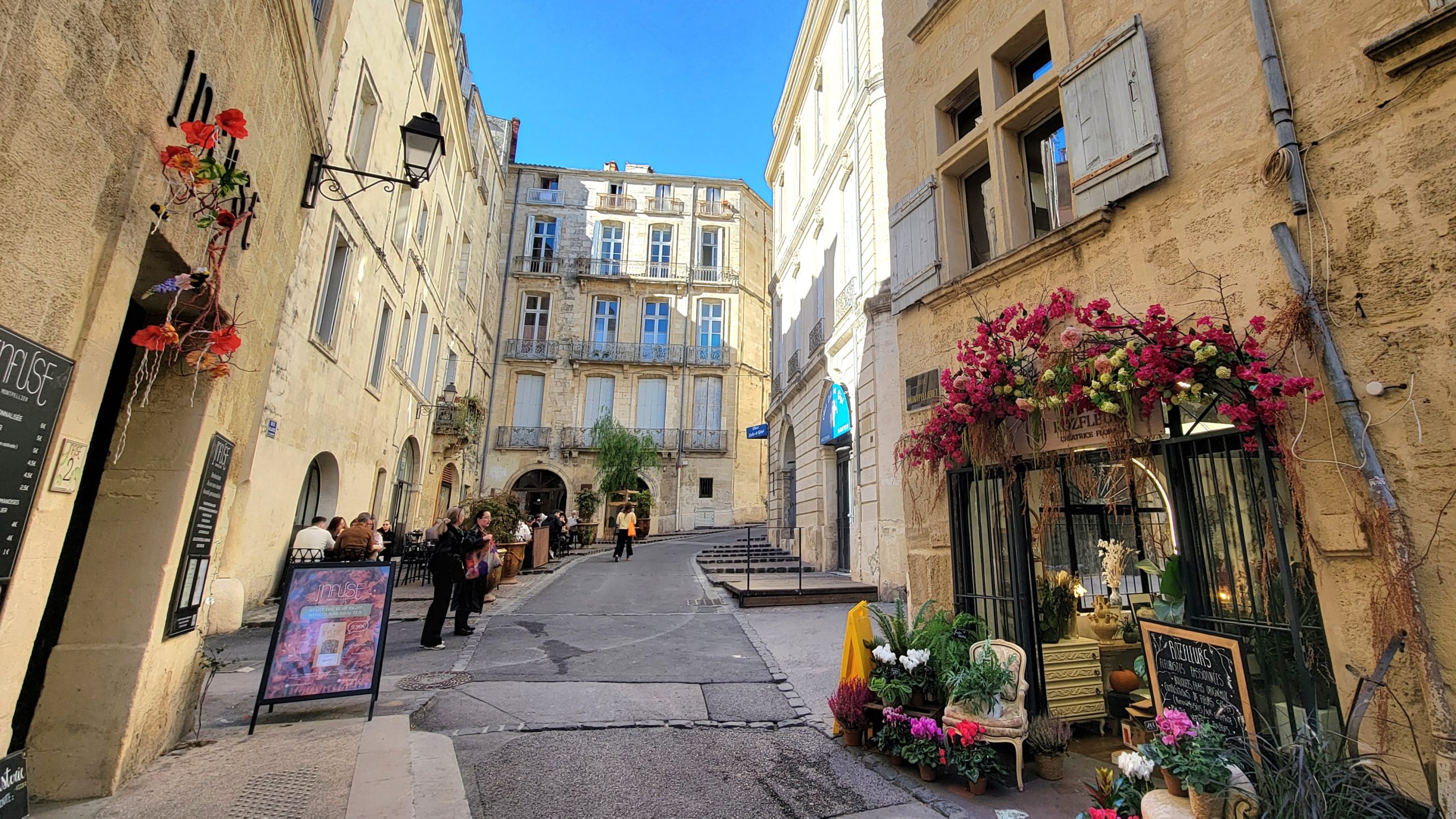 Rue de Montpellier décorée 