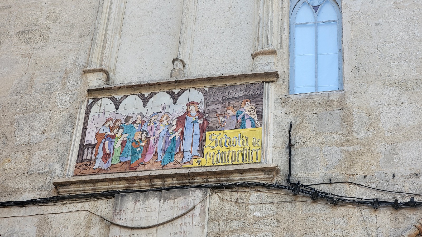 fresque en carreaux de faïence Saint-Ravy Montpellier