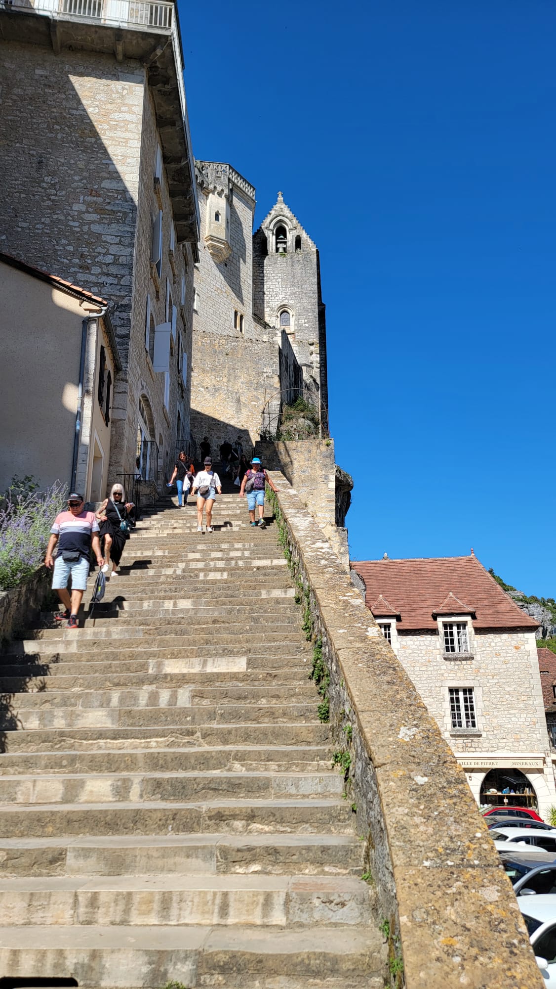 grand escalier de Rocamadour