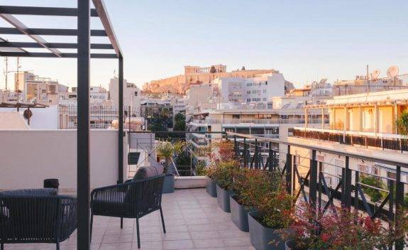 Tyto Alba Habitat hôtel Athènes toit terrasse