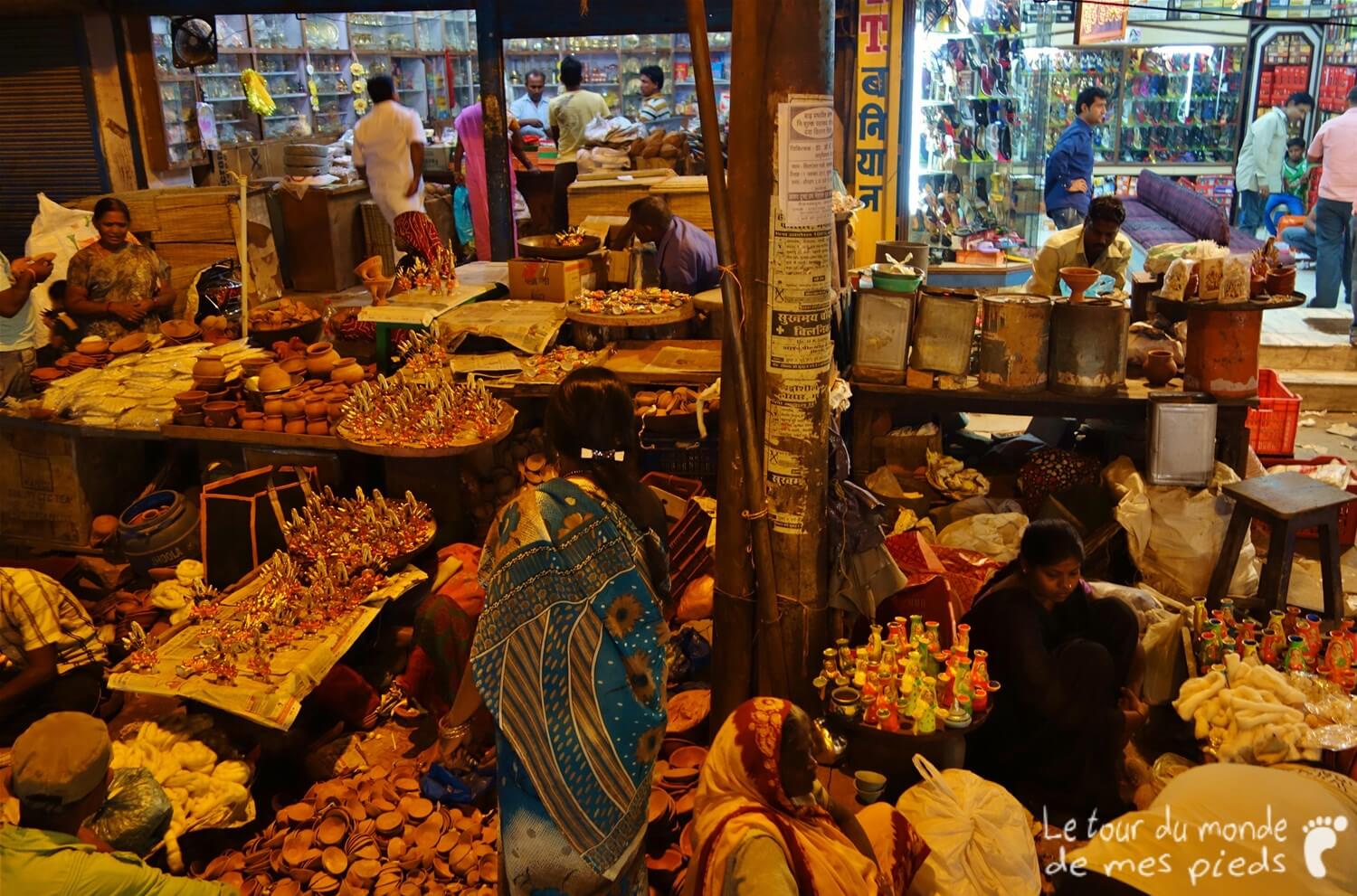 Marché nocture indien