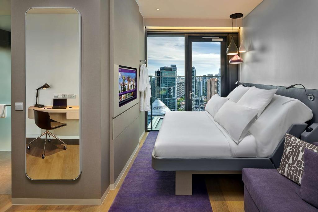 chambre design YOTEL Singapore