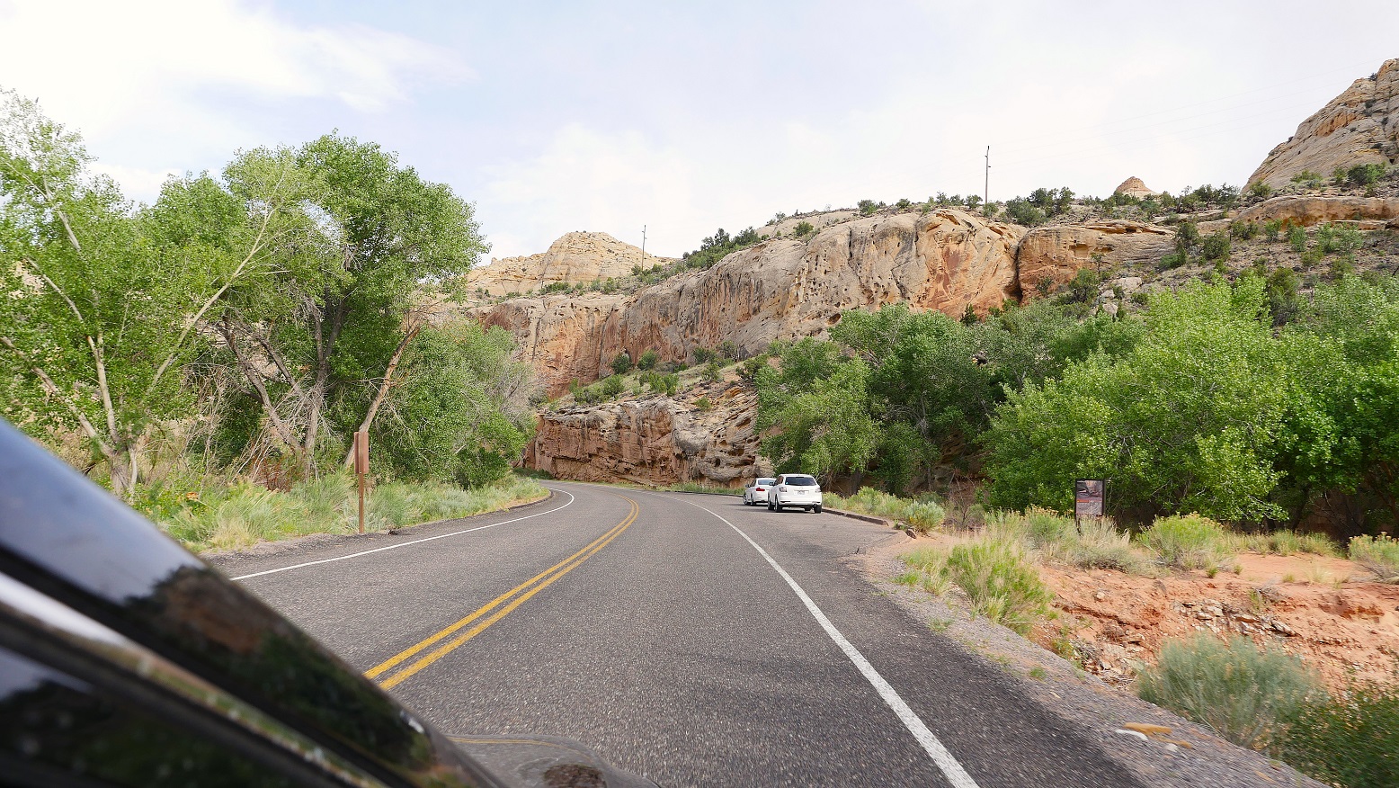 Scenic road Capitol Reef