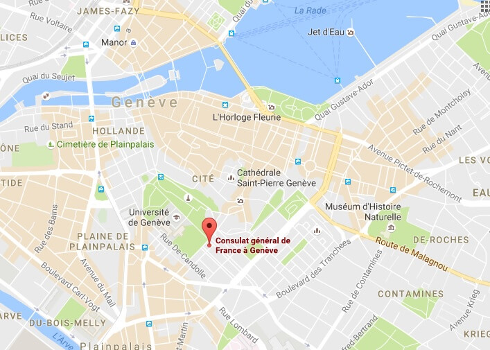 adresse consulat france Genève