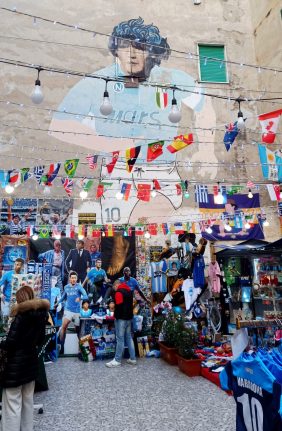 Fresque Diego Maradona Naples