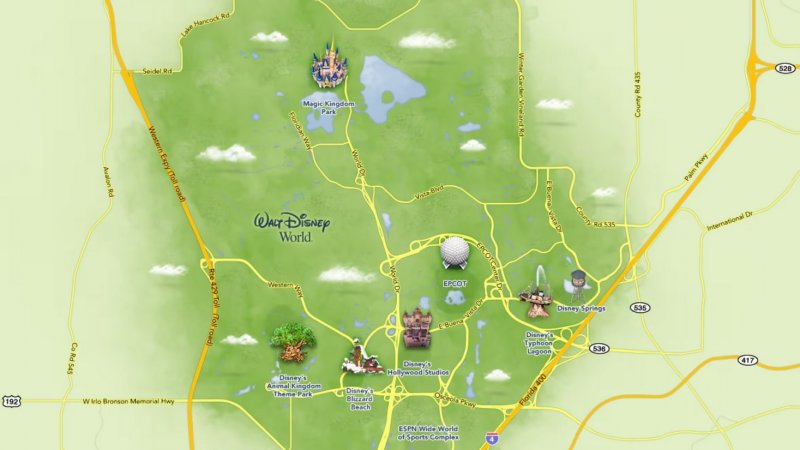 Disney world Carte