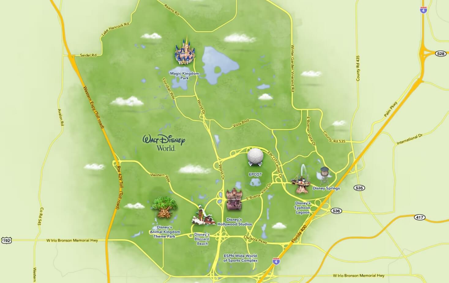 disney-world Disney world Carte