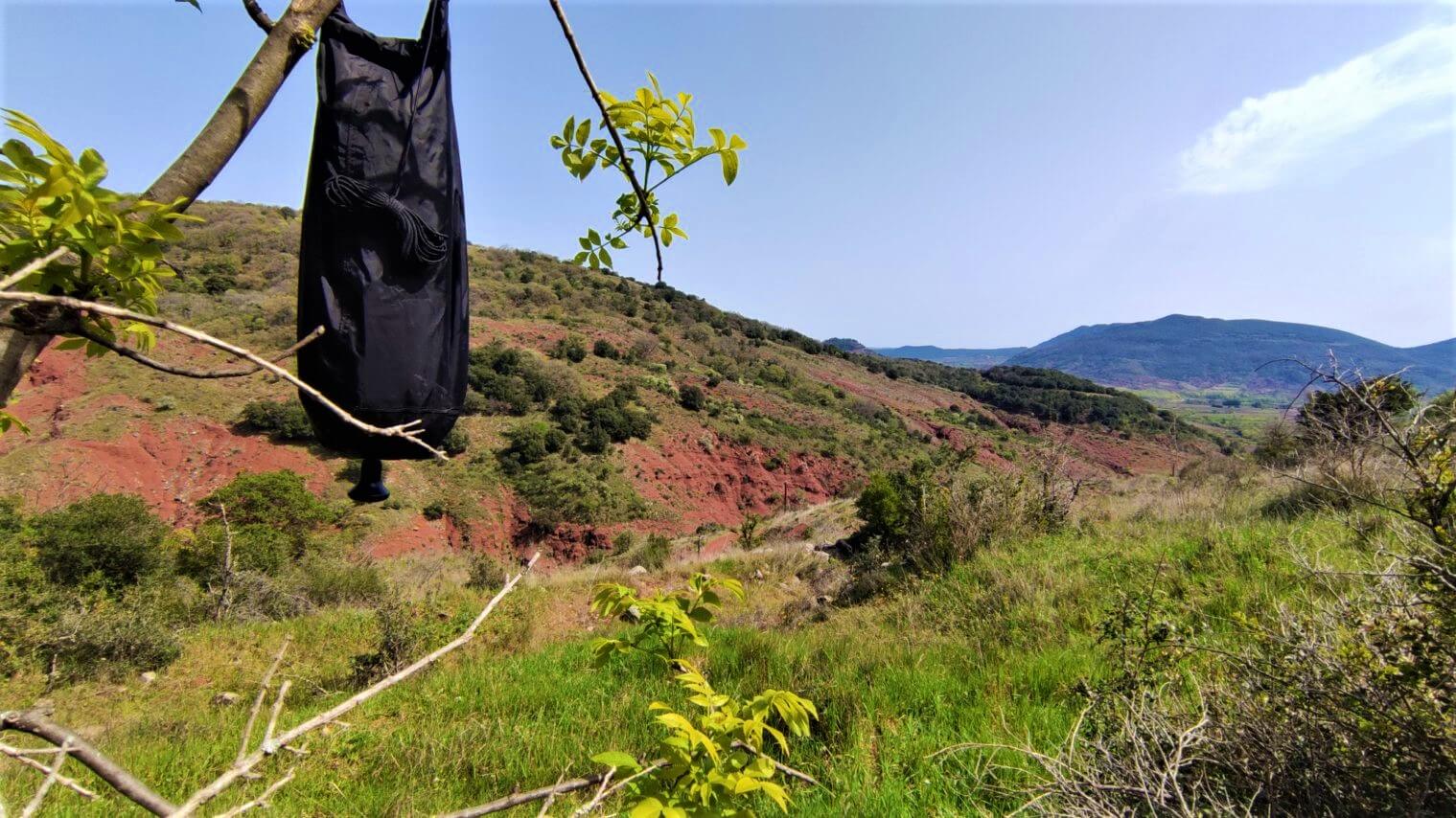 Douche portable nature