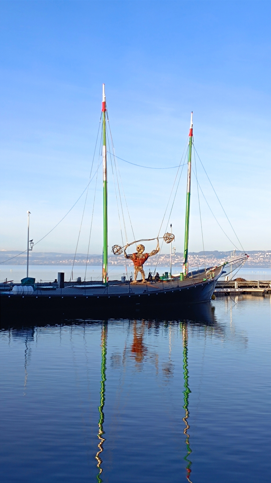 Flottin géant sur La Voile Evian les bains 
