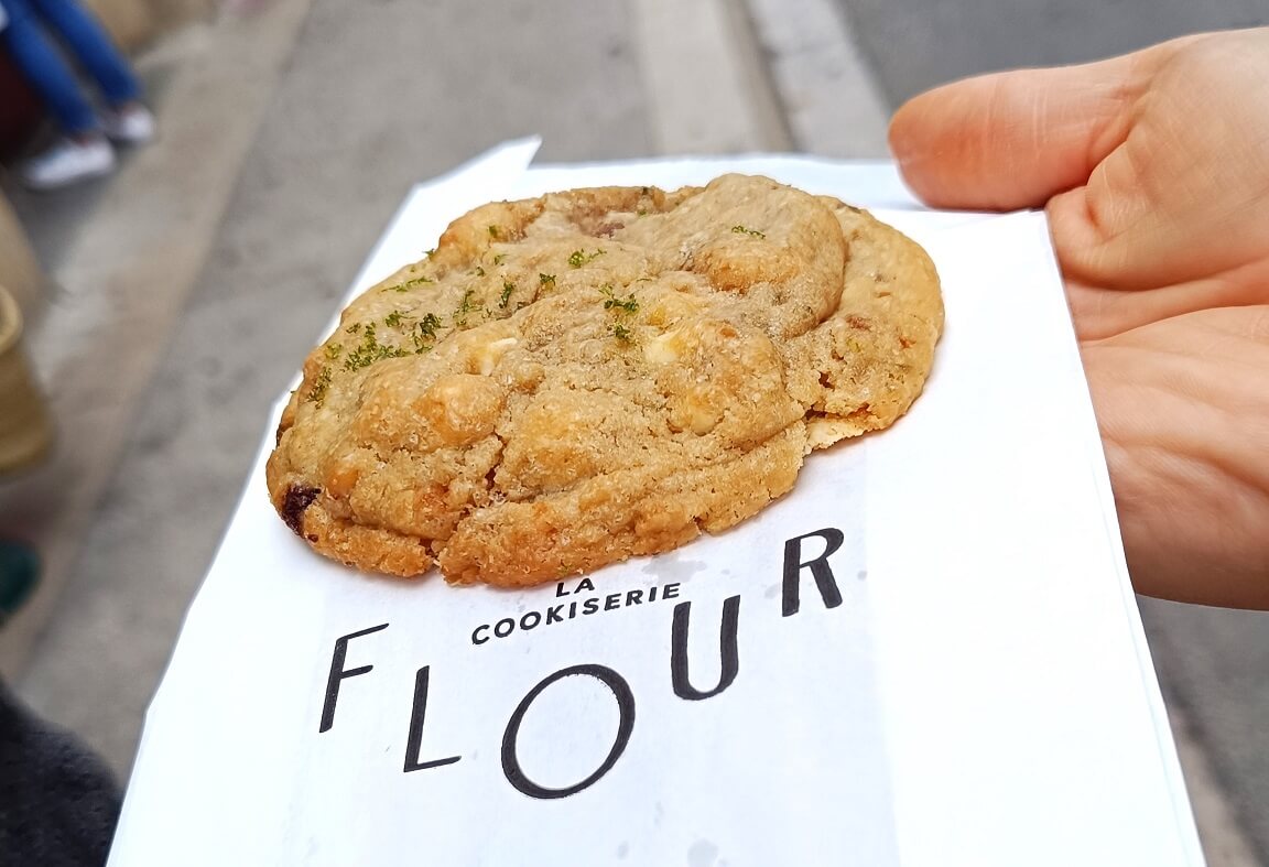 Cookie citron vert chocolat blanc Montpellier