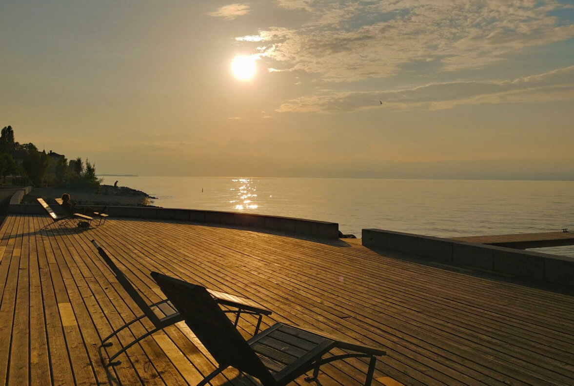 Grande Rive quais Evian