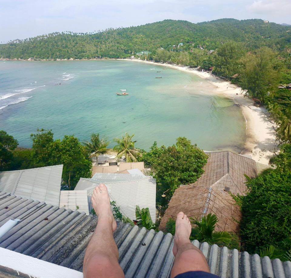 Haad salad plage panorama