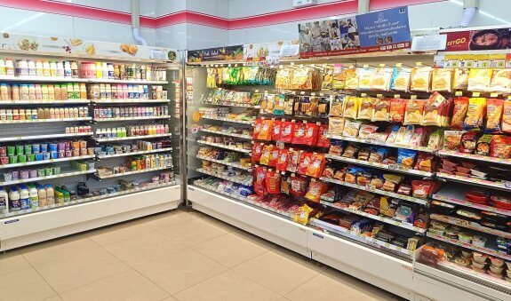 Intérieur boutique 7-Eleven