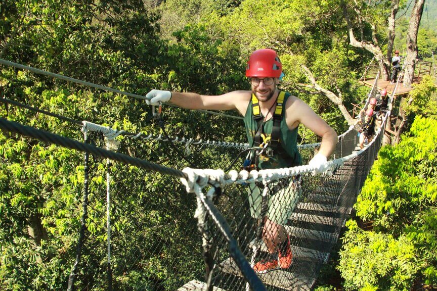 Pont suspendu Zipline Chiang Mai