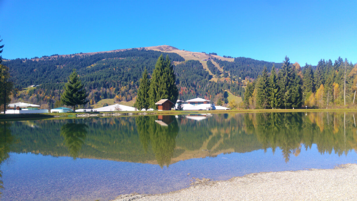 Le lac des Ecoles Gets